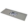Pia para Cozinha Cuba Inox Mármore Sintético 150x54cm Decoralita - 1
