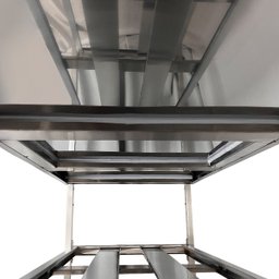 Mesa Aço Inox Industrial 160x60x90cm com 2 Prateleiras Fenestradas Nortinox Profissional - 6 Mesa Aço Inox Industrial 160x60x90cm com 2 Prateleiras Fenestradas Nortinox Profissional - 6