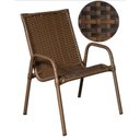 Ver imagem 3 de Kit 4 Cadeiras Ipanema Area Externa, Jardim Junco Bronze