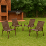 Kit 4 Cadeiras Ipanema Area Externa, Jardim Junco Bronze - 2
