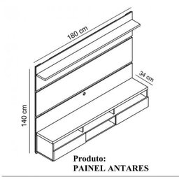 Painel para TV até 65 Polegadas Antares - 3