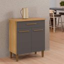 Ver imagem 4 de Balcão de Cozinha Ômega 2 Portas 1 Gaveta Mdf Arte Móveis