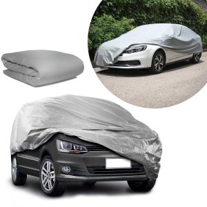 Capa Impermeável Proteção Carro Sol Chuva 580x175cm:cinza