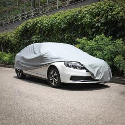 Capa Impermeável Proteção Carro Sol Chuva 580x175cm:cinza - 3