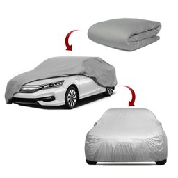 Capa Impermeável Proteção Carro Sol Chuva 580x175cm:cinza - 5