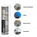 Ver imagem 3 de Kit 12 Adesivo Pu 40 Profissional 280ml Unipega Preto