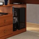 Ver imagem 7 de Mesa para Computador Flex em L ou Linear com Corrediças Telescópicas e Puxadores ABS Jequitiba