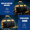Ver imagem 2 de Bolsa para Ferramenta Mala Grande Oxford Reforçada Impermeável Resistente Fundo Rígido Electricista