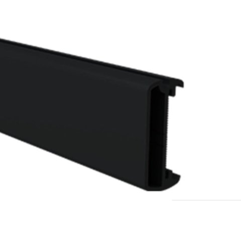 Bastão Cabide Vesto RM-282 28x12mm Barra com 03 Metros Preto Rometal 01 Unidade