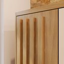 Ver imagem 4 de Armário Multiuso 2 Portas com Chave Versátil Carvalho Americano/off White - Incorplac