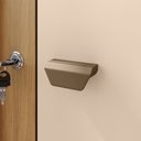 Ver imagem 5 de Armário Multiuso 2 Portas com Chave Versátil Carvalho Americano/off White - Incorplac