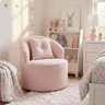 Poltrona Orgânica Decorativa Confortável Amore Bouclê Rosê - Vimont Moveis - 2