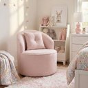 Ver imagem 1 de Poltrona Orgânica Decorativa Confortável Amore Bouclê Rosê - Vimont Moveis