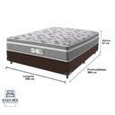 Ver imagem 3 de Cama Box e Colchão Evolution Molas Ensacadas Viúvo Probel: Marrom