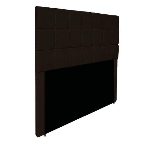 Cabeceira Estofada Manchester 160 Cm Queen Size Corano - Doce Sonho Móveis Cor Marrom