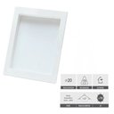 Ver imagem 3 de Painel Plafon Led Recuado 18w Quadrado 2700k Comfort Branco