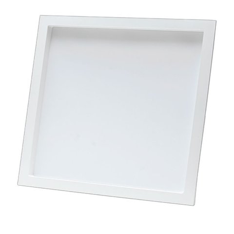 Painel Plafon Led Recuado 18w Quadrado 2700k Comfort Branco
