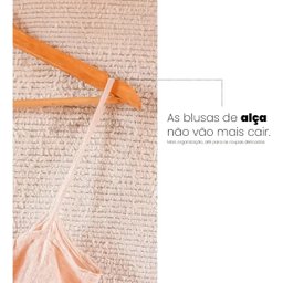 Kit 48 Cabides de Madeira Claro Marfim Verniz Alta Qualidade - 4