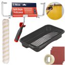 Ver imagem 1 de Suporte Garfo Duplo Ajustável para Rolos Pintura de 30 a 46cm + Rolo Grande 46cm + Bandeja 4,3l