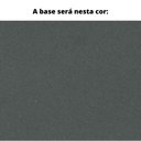 Ver imagem 3 de Mesa de Jantar Redonda 110cm Mh-5299 Madeira Laca Fosca Off White Base Grafite