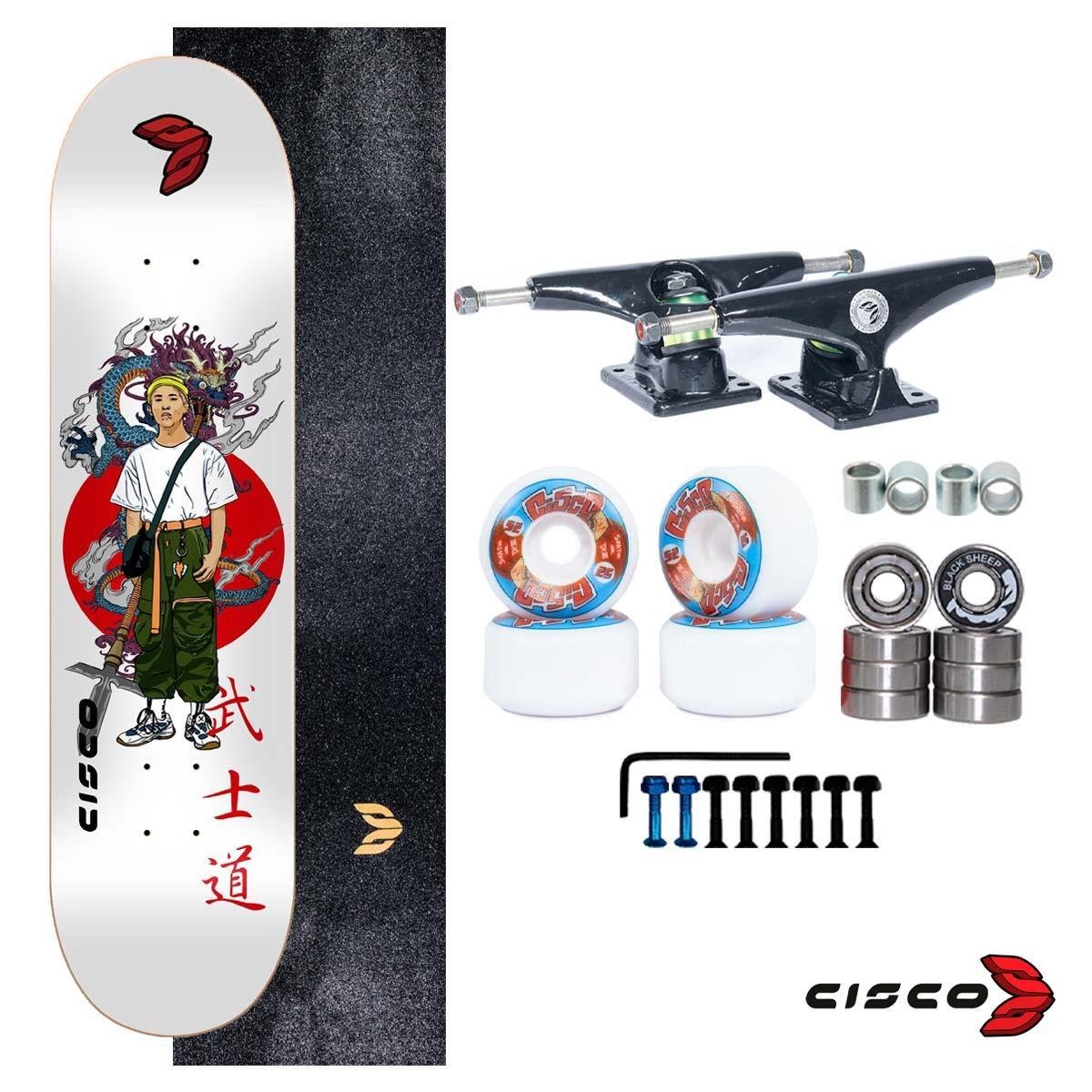 Skate Maple Profissional Montado Cisco Importado Truck 139mm