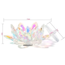 Potinho de Vidro Formato Flor de Lótus Forma Recipiente 11x5 - 4