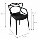 Ver imagem 2 de Kit com 6 Cadeiras para Sala de Jantar Allegra Solna Vermelho