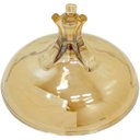 Ver imagem 4 de Bomboniere Decorativo em Bronze Luxo de Vidro com Tampa 25cm