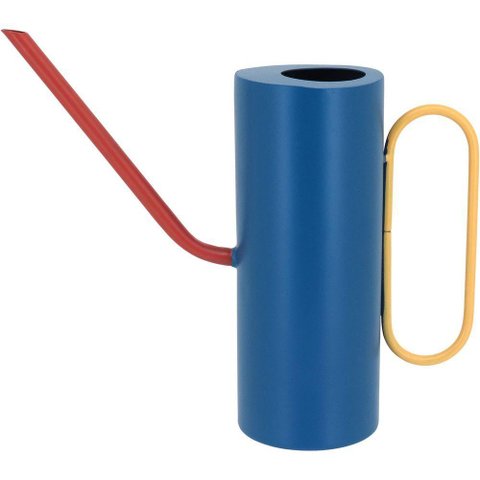 Vaso Decorativo Enfeite Metal 23x25x25cm Azul