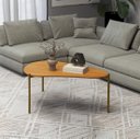Ver imagem 2 de Mesa Centro Organica 90cm - Freijo -TB627 Jj