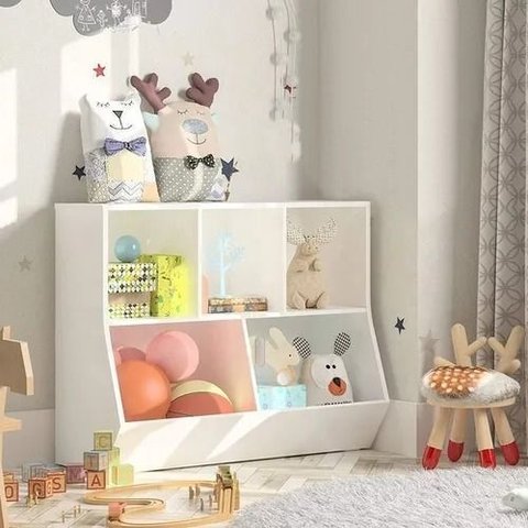 Organizador Infantil Lorena 100% Mdf (brinquedos Crianças)