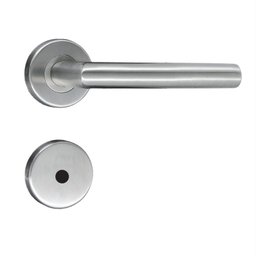 Fechadura Banheiro Silvana 5500 Florença 55mm - Inox Esc. - 1