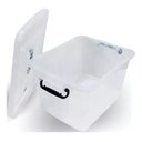 Ver imagem 4 de Caixa Organizadora Container Transparente Com 38,2 Litros