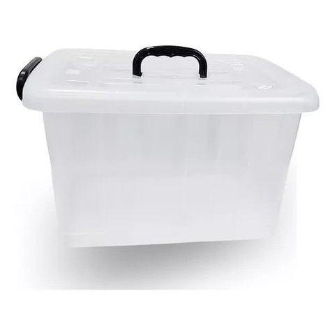 Caixa Organizadora Container Transparente Com 38,2 Litros