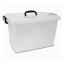 Ver imagem 2 de Caixa Organizadora Container Transparente Com 38,2 Litros