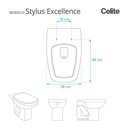 Ver imagem 3 de Assento Sanitário Stylus Excellence Branco para Vaso Celite