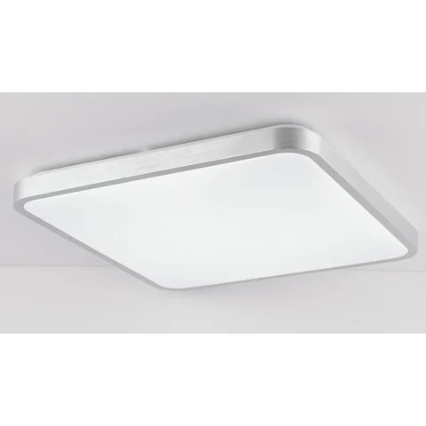 Plafon Led 120w 9000lm Multitemperatura Bivolt Metal Prata e Acrílico