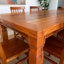 Ver imagem 6 de Mesa de Jantar Mineira 8 Lugares Retangular Madeira Maciça 200cm Nossa Kasa