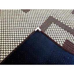 Passadeira Tapete Sisal 2,30m Marrom Bege Antiderrapante - 5