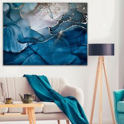 Azul Abstrato - 3