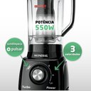 Ver imagem 3 de Liquidificador Turbo Power 550w 127v L-99 Fb Mondial