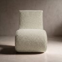Ver imagem 7 de Kit 2 Poltronas Orgânicas Esculturais Sala de Estar Curva S Sinuê Bouclê Moscow Bege - Desk Design