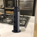 Ver imagem 5 de Tomada Torre para Bancada com 3 Plug-up Preto Hafele