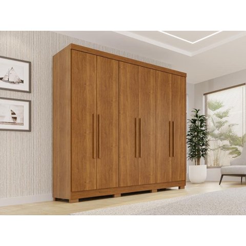 Guarda-Roupa Casal com 6 Portas 180cm Multimóveis Cinamomo