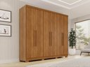 Ver imagem 1 de Guarda-Roupa Casal com 6 Portas 180cm Multimóveis Cinamomo