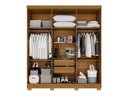 Ver imagem 3 de Guarda-Roupa Casal com 6 Portas 180cm Multimóveis Cinamomo