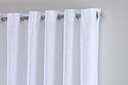 Ver imagem 3 de Cortina Jacquard Luxo em Tecido Semi Blackout Sala 2,70x2,30:branco