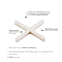 Ver imagem 2 de 100 Unidades do Espaçador Cruzeta para Piso Tamanho 1,5mm Cor Branco Durín