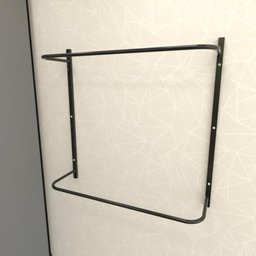 Arara de Roupas para Loja Quarto Closet 4 Peças Regulável 100x100 Cm Cor Preto Kit Clst1p16 - 2