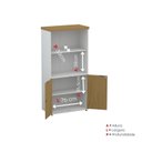 Ver imagem 7 de Armário Misto para Escritório 2 Portas com Prateleiras Linha PE40 Branco/Samba